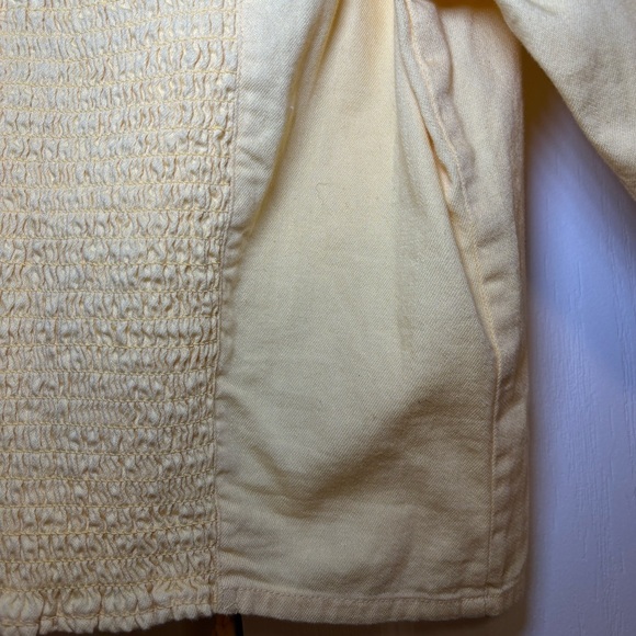 NWT Levi’s - Bohemian Festival Summer Lace Up Crop Top Short Sleeve 100% Cotton - Picture 4 of 10